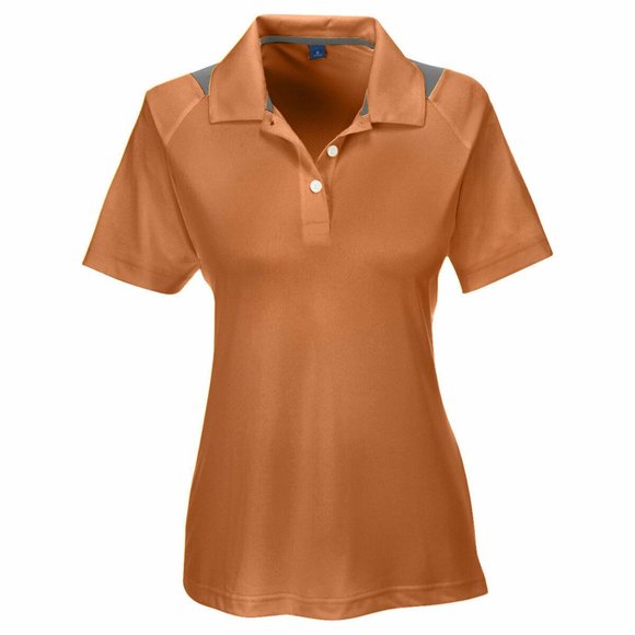 Team 365 Ladies Innovator Performance Polo Burnt O - Picture 1 of 4